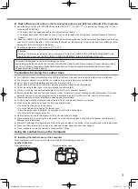 Preview for 3 page of Panasonic FZ-G1 Series Supplementary Instructions Manual