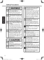 Предварительный просмотр 4 страницы Panasonic FZ-G1AAAZXBE Operating Instructions Manual