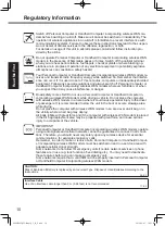 Предварительный просмотр 10 страницы Panasonic FZ-G1AAAZXBE Operating Instructions Manual