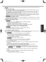 Предварительный просмотр 21 страницы Panasonic FZ-G1AAAZXBE Operating Instructions Manual