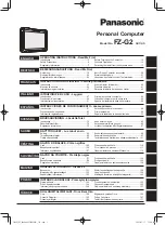 Panasonic FZ-G2 Series Operating Instructions Manual предпросмотр