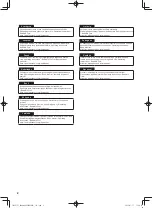 Preview for 2 page of Panasonic FZ-G2 Series Operating Instructions Manual