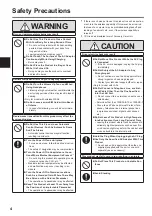 Предварительный просмотр 4 страницы Panasonic FZ-M1 Series Operating Instructions Manual