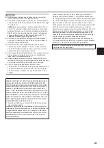 Предварительный просмотр 21 страницы Panasonic FZ-M1 Series Operating Instructions Manual