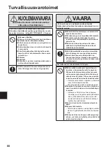 Предварительный просмотр 88 страницы Panasonic FZ-M1 Series Operating Instructions Manual