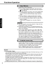 Предварительный просмотр 8 страницы Panasonic FZ-Q1 Series Operating Instructions Manual