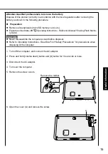 Предварительный просмотр 15 страницы Panasonic FZ-Q1 Series Operating Instructions Manual