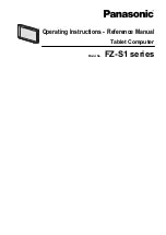 Panasonic FZ-S1 Series Operating Instructions - Reference Manual preview