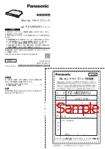 Preview for 7 page of Panasonic FZ-VBD551 Series Operating Instructions Manual