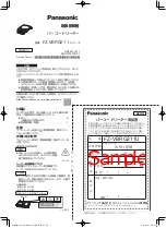 Предварительный просмотр 7 страницы Panasonic FZ-VBRG211 Series Operating Instructions Manual