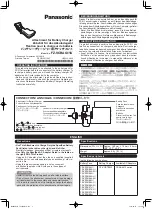 Panasonic FZ-VCBAG11U Operating Instructions preview