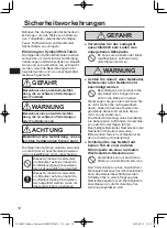 Предварительный просмотр 10 страницы Panasonic FZ-VCBG21 Series Operating Instructions Manual