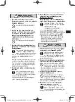 Предварительный просмотр 11 страницы Panasonic FZ-VCBG21 Series Operating Instructions Manual