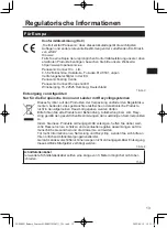 Предварительный просмотр 13 страницы Panasonic FZ-VCBG21 Series Operating Instructions Manual