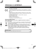 Предварительный просмотр 43 страницы Panasonic FZ-VCBG21 Series Operating Instructions Manual