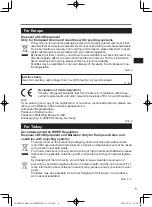 Предварительный просмотр 5 страницы Panasonic FZ-VEBG21 Series Operating Instructions Manual