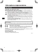 Предварительный просмотр 14 страницы Panasonic FZ-VEBG21 Series Operating Instructions Manual