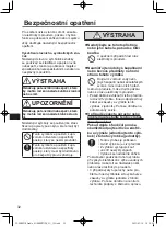 Предварительный просмотр 32 страницы Panasonic FZ-VEBG21 Series Operating Instructions Manual