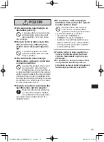 Предварительный просмотр 45 страницы Panasonic FZ-VEBG21 Series Operating Instructions Manual