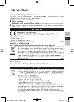 Preview for 3 page of Panasonic FZ-VEBQ11U Operating Instructions Manual