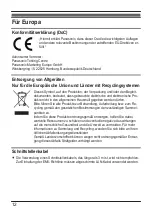 Preview for 12 page of Panasonic FZ-VEBX111U Operating Instructions Manual