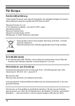 Preview for 14 page of Panasonic FZ-VEH1L1AA Operating Instructions Manual