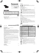 Panasonic FZ-VKB55 Series Operating Instructions Manual preview