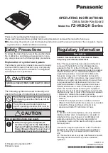 Preview for 1 page of Panasonic FZ-VKBQ11 Series Operating Instructions