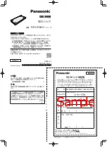 Предварительный просмотр 7 страницы Panasonic FZ-VSD40 Series Operating Instructions Manual