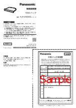 Предварительный просмотр 7 страницы Panasonic FZ-VSD55 Series Operating Instructions Manual