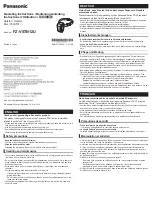 Preview for 1 page of Panasonic FZ-VSTN12U Operating Instructions