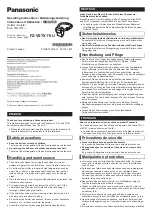 Panasonic FZ-VSTX111U Operating Instructions preview