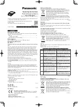 Предварительный просмотр 1 страницы Panasonic FZ-VTSG211 Series Operating Instructions Manual