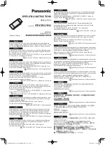 Panasonic FZ-VZSU1HU Operating Instructions Manual preview