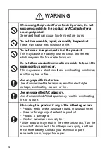 Preview for 4 page of Panasonic FZ-X1 Operating Instructions Manual