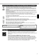 Preview for 7 page of Panasonic FZ-Y1 series Operating Instructions Manual