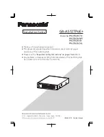 Panasonic GA-AS10T PN25101-ID Installation Manual preview