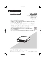 Panasonic GA-AS12T PN25121-ID Installation Manual preview