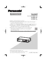 Preview for 1 page of Panasonic GA-AS4T Series Installation Manual