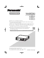 Preview for 1 page of Panasonic GA-AS4TPoE+ Series Installation Manual