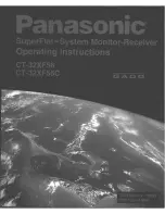 Panasonic GAOO CT-32XF56 Operating Manual preview