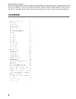 Предварительный просмотр 3 страницы Panasonic Gaoo TX-25AD2DP Operating Instructions Manual