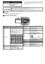 Preview for 1 page of Panasonic GD Series Instruction Manual