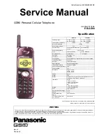 Предварительный просмотр 1 страницы Panasonic GD90 Service Manual