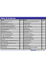 Preview for 3 page of Panasonic Generation Plasma Display Television Technical Manual