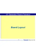 Предварительный просмотр 11 страницы Panasonic Generation Plasma Display Television Technical Manual