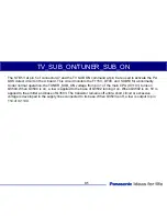 Preview for 31 page of Panasonic Generation Plasma Display Television Technical Manual