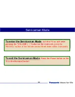 Preview for 92 page of Panasonic Generation Plasma Display Television Technical Manual