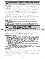 Предварительный просмотр 5 страницы Panasonic Genius NN-SD697S Operating Instructions Manual