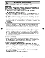 Предварительный просмотр 7 страницы Panasonic Genius NN-SD697S Operating Instructions Manual